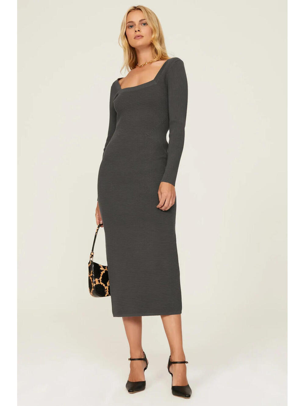 TOCCIN X RTR Toccin Grey Sweater Dress Size XL